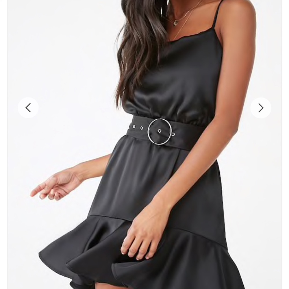 Satin Cami Mini Dress - Picture 2 of 4